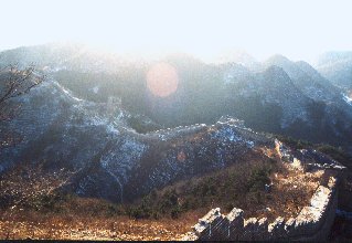 Beijing, not restored section of the Great Wall, near Badaling