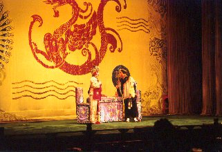 Beijing Opera performance in the Liyuan Theatre