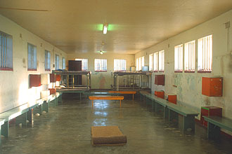 Cape Town Robben Island maximum security prison interior