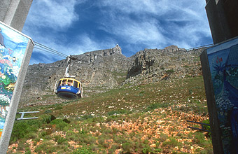 Cape Town cableway to Table Mountain